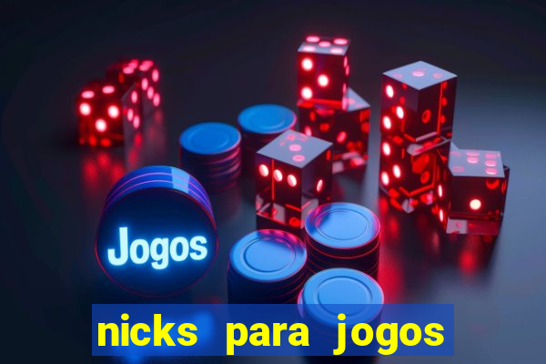 nicks para jogos de tiro